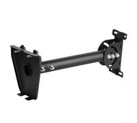 Adaptateur de poteau en acier inoxydable pour Starlink pour montage mural de toit Gen 3 avec connecteur sécurisé et positionnement optimal pour une force maximale du signal, noir, droit ou coudé