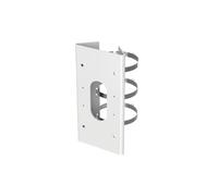 Adaptateur de Poteau Hikvision en Acier Blanc - Ds-1475zj-sus