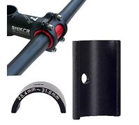 Adaptateur de potence de vélo,Guidon réducteur de Tige 31,8 mm à 25,4 mm en alliage d'aluminium, adapteur, entretoises, feuille de conversion pour guidon de VTT