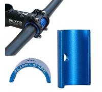 Adaptateur de potence de vélo,Guidon réducteur de Tige 31,8 mm à 25,4 mm en alliage d'aluminium, adapteur, entretoises, feuille de conversion pour guidon de VTT