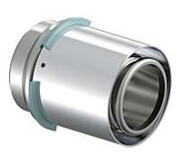 Adaptateur de presse Uponor 1029125 RS 2, 63 mm, laiton étamé