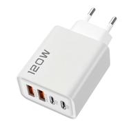 Adaptateur de prise - 120 W USB Type-C/USB, multiport à charge rapide, convertisseur de puissance | Parfait pour les voyages, la maison, la cuisine, le bureau, téléphone portable, tablette, smartphone