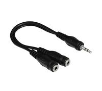 Adaptateur de Prise 3,5mm Connecteur À 2x Couplage PC Portable Enceinte Casque