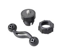 Adaptateur de prise à bille de 17 m - Rotation à 360° - Pour voiture - Support de position pour grille d'aération de tableau de bord - Trépied de téléphone