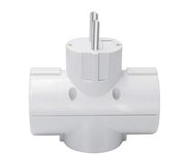 Adaptateur de prise à trois faces, adaptateur cube portable 3 en 1 avec prises multiples pour la maison ou les voyages d'affaires