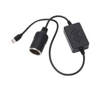 Adaptateur De Prise Allume-Cigare De Voiture 12v, CâBle D'alimentation Pour CaméRa De Tableau De Bord, Gps, Bandes Lumineuses Led Pour Voiture, éLectronique Automobile, Type C
