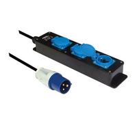 Adaptateur De Prise Cee Vers Bloc Multiprise, 3 Prises Schuko