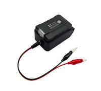 Adaptateur de prise d ' alimentation portable pour packs 21 V | Câbles à clip, lampe de travail, sortie USB, corps compact, utilisation sur le terrain, utilitaire en magasin,