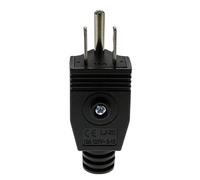 Adaptateur de prise d'alimentation secteur mâle 3 broches Nema 5-15P américain, câble d'extension recâblé(Black)