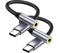 Adaptateur De Prise De Casque À 3,5Mm, Adaptateur Jack Usb Type C Compatible Avec Iphone 16 15 Pro Max Plus, Type C Vers Audio Pour Galaxy S24 S23 Ultra Note 20 A54, Pour Huawei P5[POP942332]
