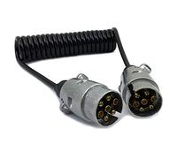 Adaptateur de prise de remorque 12 V 7 broches avec câble d'extension de 1,5 m