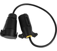 Adaptateur de prise de remorque 7 broches, fiable et durable, double tête, pour l'UE, pour les arceaux de voiture
