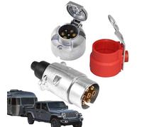 Adaptateur de prise de remorque - Adaptateur de support de convertisseur de remorque | Support de connecteur de remorque de service public extérieur | Remplacement du côté du véhicule lourd pour