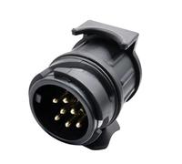 Adaptateur de prise de remorque étanche,13 à 7 broches,connecteur de remorque,résistant aux intempéries,mini prises,adaptateur d'éclairage,accessoire,12V
