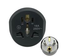 Adaptateur De Prise De Voyage Allemagne - Adaptateur De Prise Allemagne, Adaptateur De Prise De Type F | Adaptateur De Prise De Voyage, Accessoires De Voyage Pour La Plupart Des Pays D'Europe, UE, Isl
