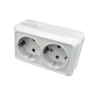 Adaptateur de prise de voyage européen, adaptateur européen pour l'Allemagne, voyage allemand CA 250 V pour l'Europe - voyage français étanche professionnel en cuivre 16 A