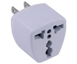 Adaptateur de Prise de Voyage multinational Universel vers américain EEUU de Type B, Blanc, France, Allemagne, Grèce, Islande, Pologne, Portugal, Espagne, Canada, Japon, UK, Australie, Chine, Suisse.