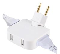 Adaptateur de prise de voyage rotatif multifonctionnel, convertisseur de prise murale compatible avec les appareils et appareils électroniques du