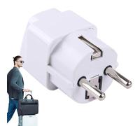 Adaptateur de prise européenne, adaptateur de prise US Europe - Adaptateur de prise EU US, convertisseur de prise,Adaptateur de prise de voyage pour l'Allemagne, l'Europe, de nombreux pays, voyage d'a