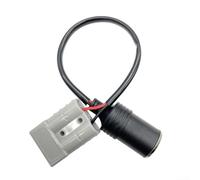 Adaptateur de prise femelle 50 A vers 16 A avec construction pour caravane et remorque (30 cm)