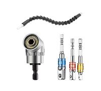 Adaptateur de prise Hex, Clé à douille universelle extensible, outil for foret, adaptateur 1/4, 3/8, 1/2, kit de tournevis(5pcs)