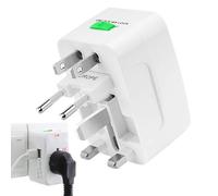 Adaptateur de prise international, chargeur mural international | Adaptateur mondial tout en 1,Convertisseur de prise de chargeur mondial, adaptateur tout-en-1 pour les États-Unis, l'Irlande, les ordi