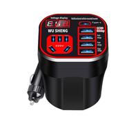 Adaptateur de prise pour voiture | Convertisseur convertisseur de type tasse avec chargeur QC,Pièces de rechange portables pour voiture, chargeurs stables pour téléphone et ordinateur portable en