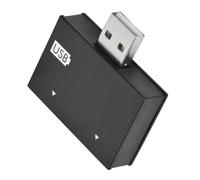 Adaptateur de Prise Répartiteur USB 2.0, Hub de Chargement pour Deux Appareils USB pour Les Passionnés de Technologie, Noir (Black)