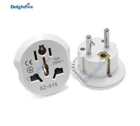 Adaptateur de prise ue AU UK US vers EU, convertisseur d'adaptateur de prise européenne, adaptateur de voyage australien USA CN vers prise électrique ue 5 pièces