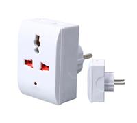Adaptateur de Prise UE - Prise Universelle Internationale | Convertisseur de Portable USB C pour Étudiants Sac à Dos Séjour à l'Étranger et Professionnels en Déplacement