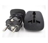 Adaptateur de prise universel 1PC Schuko mis à la terre Type E - F dans le monde entier Convertisseur universel de voyage pour