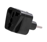 Adaptateur de prise universel Royaume-Uni/Australie vers Chili et Vatican/Italie à 3 broches