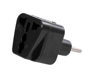 Adaptateur de prise universel Royaume-Uni/Australie vers Chili et Vatican/Italie à 3 broches