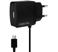 Adaptateur de prise USB LogiLink Câble micro USB intégré