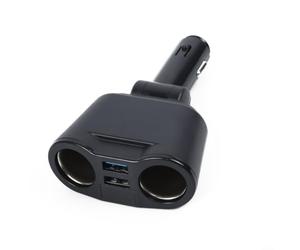 Adaptateur de prise USB numérique double pour voiture avec sortie totale de 3,1 A et design de rotation pour s'adapter aux voitures, SUV et monospaces