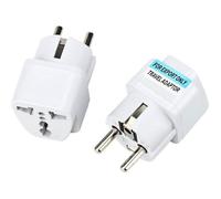 Adaptateur de prise - ZISONIX - T1218 - Universel US-UK-Chine vers Europe - 250V AC - 10A-16A