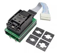 Adaptateur de programmation industriel BGA64P-1.0 BGA64 PC48 Connexion à puce sécurisée Contrôle thermique Module de prise de gravure Adaptateur électronique éducatif