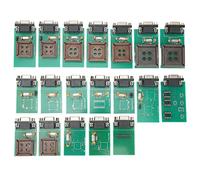 Adaptateur de Programmation UPA 19 Pièces, Kit Complet pour Programmeur USB UPA, Compatible avec EEPROM, HC11, HC12, HCS12, Microchip PIC