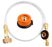 Adaptateur de Propane, Adaptateur Bouteille de Gaz Propane, Convertisseur de Réservoir Camping, Adaptateur de Recharge de Gaz