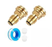 Adaptateur de propane pour camping en plein air pour pôle vers qcc1 pour | Construction en laiton de haute qualité, résistant aux intempéries, connexion sécurisée, roue de serrage à la main