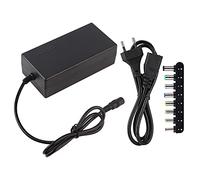Adaptateur de Puissance Réglable 96W 7 Vitesses 12-24V avec 8 Adaptateurs Interchangeables pour Ordinateurs Portables