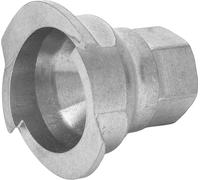 Adaptateur de pulvérisateur en acier inoxydable 16mm femelle 1.5mm filetage Efficacité améliorée Adaptateur de pulvérisateur de peinture pour voiture bateau meubles art artisanat