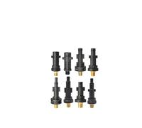 Adaptateur de raccord à baïonnette en plastique, buse en mousse, générateur de mousse, lance à mousse for nettoyeur haute pression Karcher AR Sun Joe Sterwins(Black B)