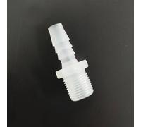 Adaptateur de raccord cannelé de tuyau en plastique-filetage mâle 1/2G à connecteur barbelé 3/8"-paquet de 100 for carburant, gaz, liquide(3/8inch 3/8G)