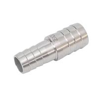 Adaptateur de raccord de tuyau droit bidirectionnel en acier inoxydable 304, 4mm 6mm 8mm 10mm 12mm 13mm 14mm 15mm 16mm 19mm 20mm(12mm-19mm)
