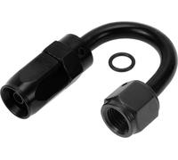Adaptateur De Raccord De Tuyau Réducteur À Bride Mâle Tf-1001-An4 180° Connecteur De Ligne De Carburant En Aluminium Avec Joint Torique Noir