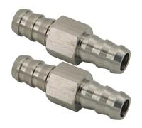 Adaptateur de raccord en T pour huile, adaptateur de raccord en T avec verrouillage par pression - Adaptateurs de raccord en T automobile de 2 pièces avec pinces | Conception en aluminium en forme