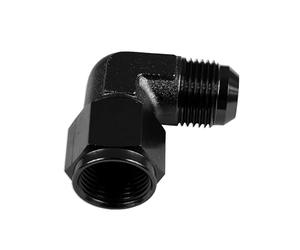 Adaptateur de raccord femelle vers mâle AN10 90" Noir