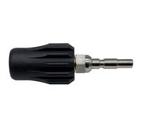 Adaptateur de raccord long D12, compatible avec les nettoyeurs haute pression KEW WAP Nilfisk - Verrouillage à billes - Tuyau robuste (adaptateur D10 pour Kränzle Light line)