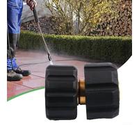 Adaptateur de raccord pour nettoyeur haute pression M22 IG vers M22 IG, compatible avec les raccords de tuyau sur K HD HDS et nettoyeurs Kranzle, matériau en laiton jusqu'à 400 bar